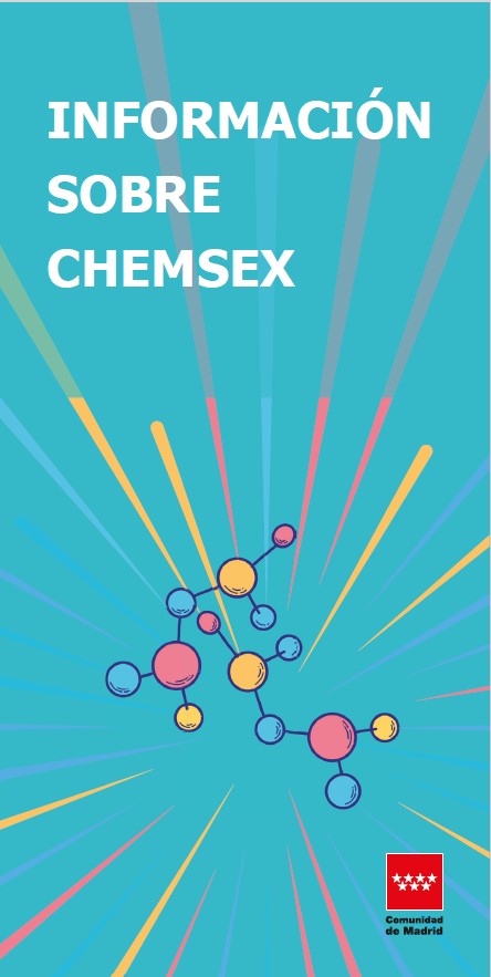 Portada del folleto Información sobre Chemsex, Comunidad de Madrid, 2026